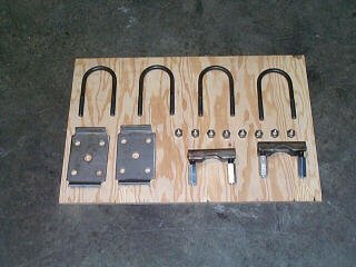 Dexter axle kit hardware contents