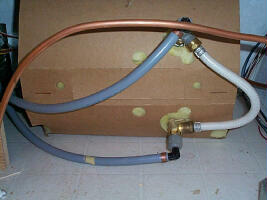 One valve with a check valve.