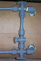 A three valve bypass system.