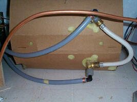 One valve with a check valve.
